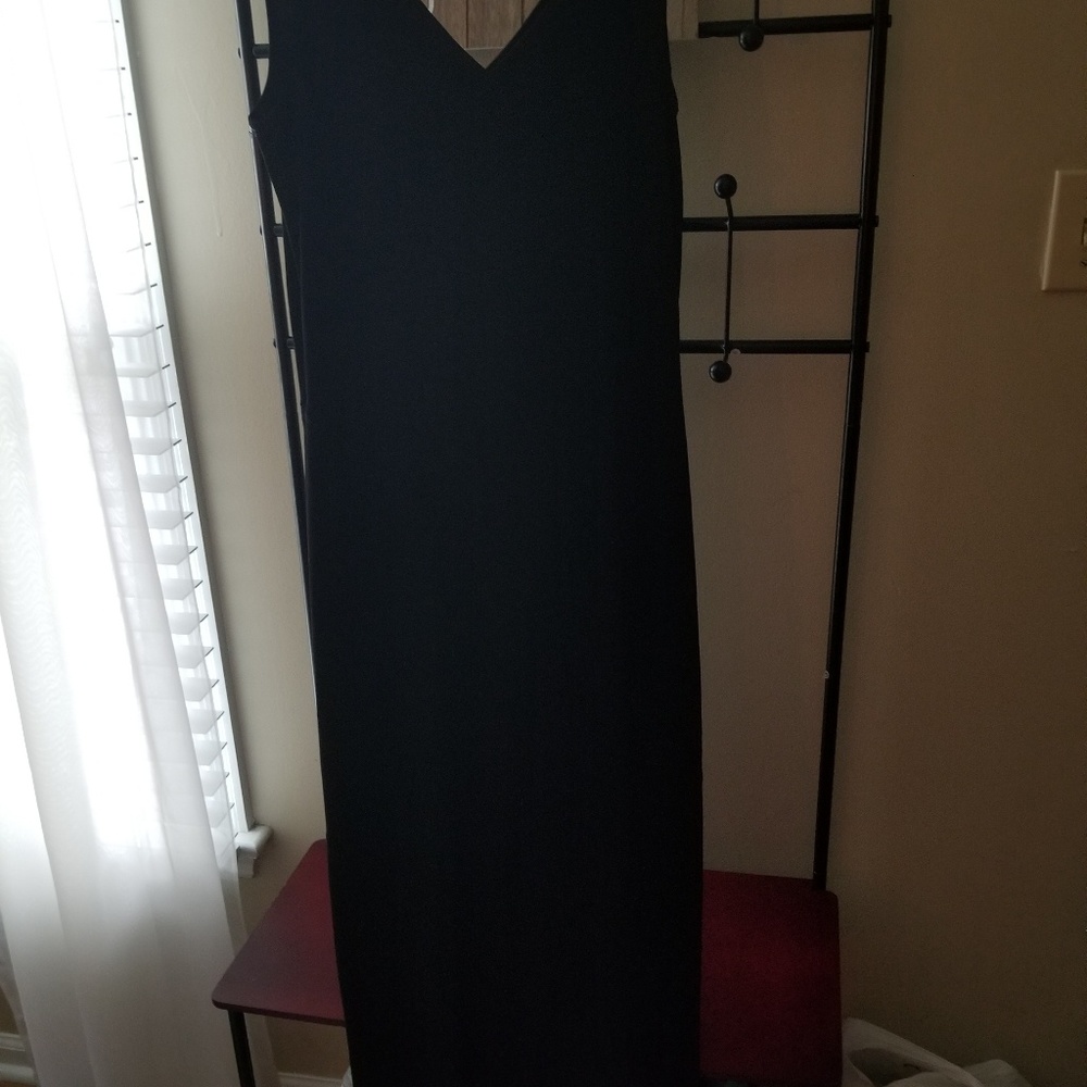 Long black dress
